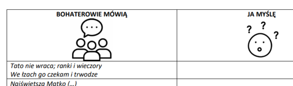 Powrót taty - karta pracy do prezentacji genially