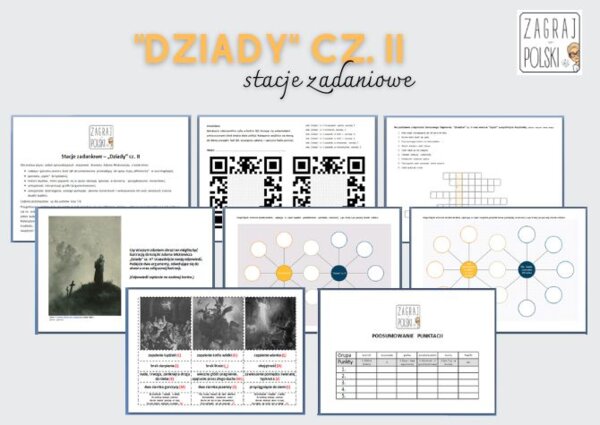 Stacje zadaniowe - "Dziady" cz. II Adama Mickiewicza