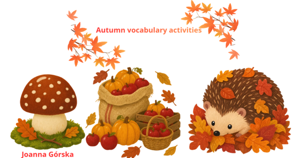 Autumn Vocabulary activities- zestaw 8 zadań na słownictwo