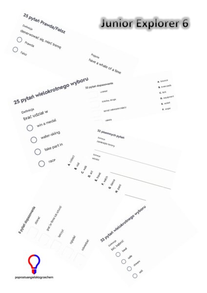 Junior Explorer 6 – Unit 2 – testy