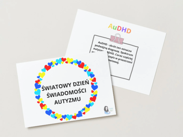 Światowy Dzień Świadomości autyzmu. Gazetka ścienna.