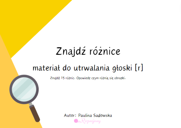 Różnice - głoska [r]