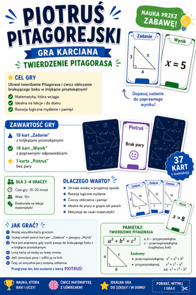 Piotruś matematyczny - Twierdzenie Pitagorasa