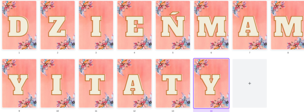 DZIEŃ MAMY I TATY - GIRLANDA