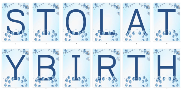 STO LAT! HAPPY BIRTHDAY ! 100 LAT! - girlanda