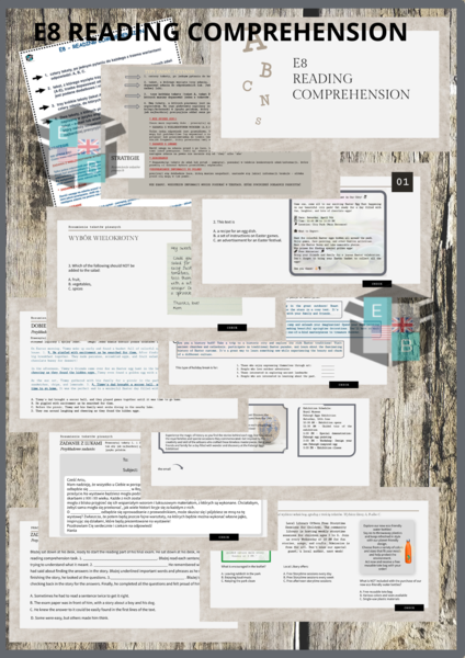 E8 CZYTANIE - ĆWICZENIA