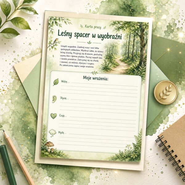 Leśny spacer w wyobraźni