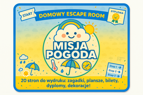 Domowy Escape Room: Misja Pogoda