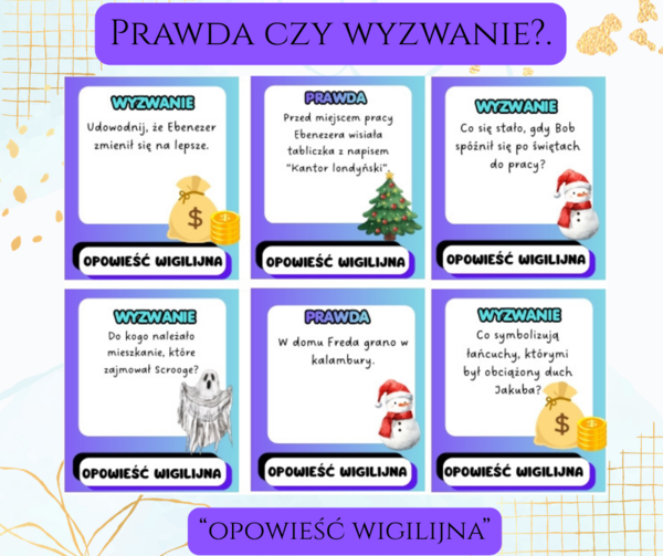 Prawda czy wyzwanie - Opowieść wigilijna