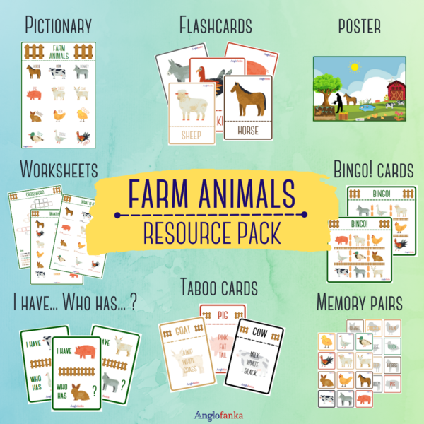Farm Animals | Resource Pack | Zestaw