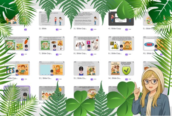 Prezentacja multimedialna w genial.ly „Jak zaplanować zdrowy posiłek? - zajęcia kulinarne”. Edukacja zdrowotna. Klasa 7. Dział „Nasze odżywianie”.