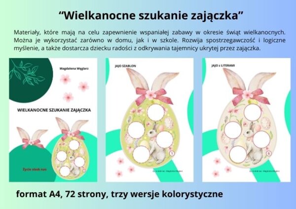 WIELKANOCNE SZUKANIE ZAJĄCZKA