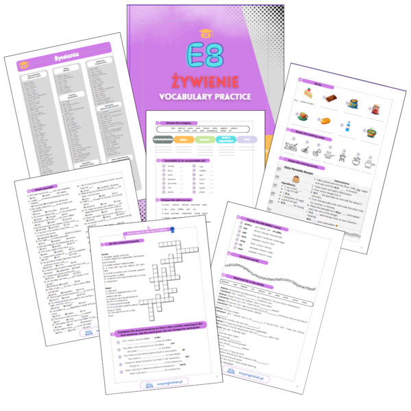 Egzamin Ósmoklasisty. Vocabulary Practice. Żywienie