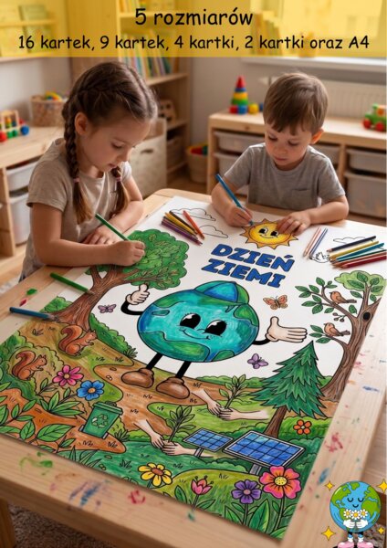 Kolorowanka DZIEŃ ZIEMI