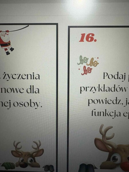 Kalendarz adwentowy- kl. 4