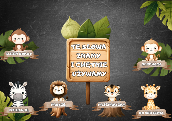 MATERIAŁY NA DRZWI LUB GAZETKĘ