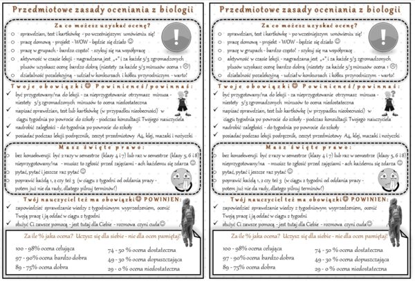 Przedmiotowe zasady oceniania w power point (pptx) do edycji. Przedmiotowy system oceniania.