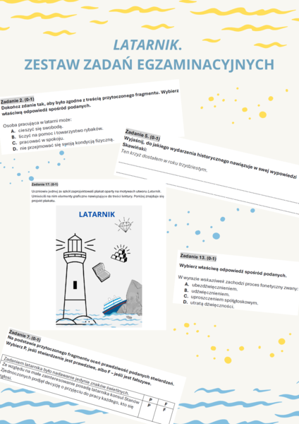 Latarnik. Zestaw zadań powtórkowych i egzaminacyjnych