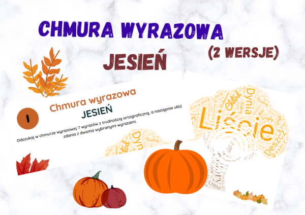 Chmura wyrazowa - JESIEŃ