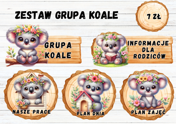 ZESTAW GRUPOWY GRUPA "KOALE"