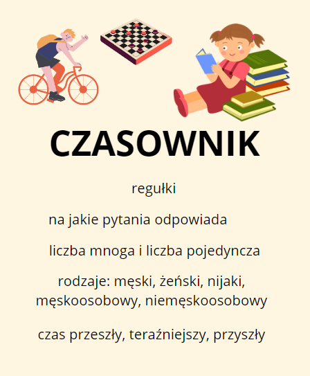CZASOWNIKI - ĆWICZENIA I REGUŁKI