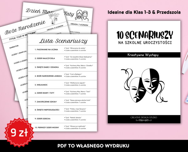 ZESTAW 10 GOTOWYCH SCENARIUSZY  NA RÓŻNE  OKAZJE 🌺❤️🌷