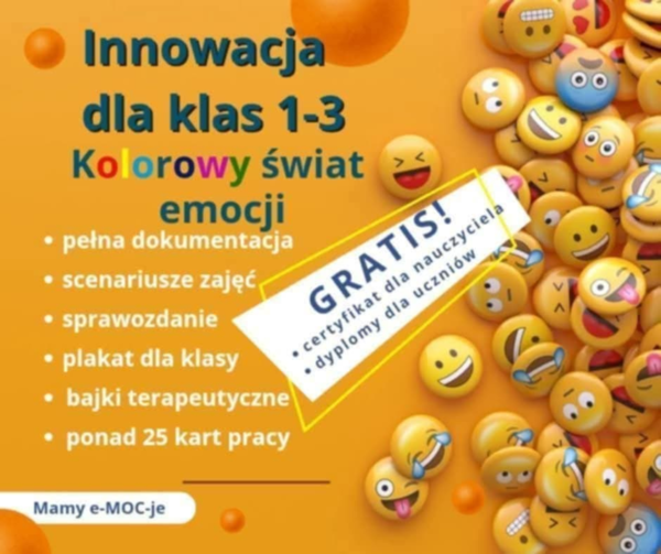 Kolorowy świat emocji - innowacja dla klas 1-3