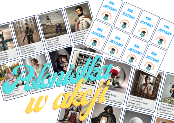 Gra ,,KIM JESTEM? Lektury 7-8"