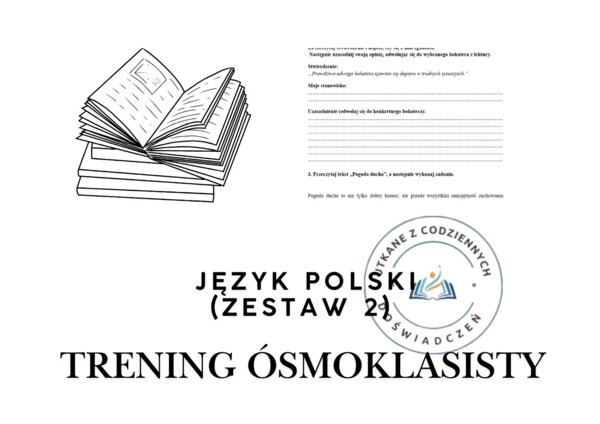 Trening ósmoklasisty – język polski (zestaw 2)