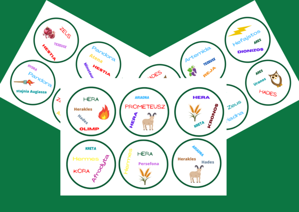 MITY GRECKIE - mitologia - DOOBLE