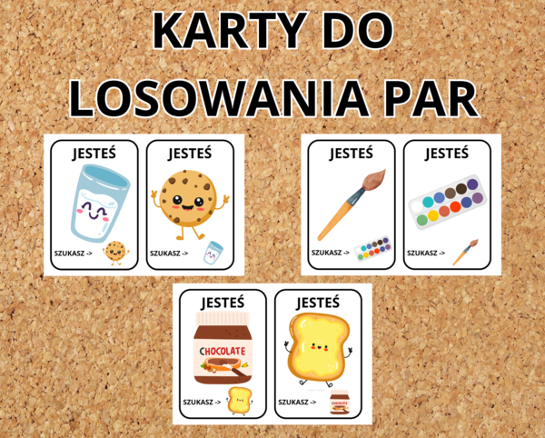 KARTY DO LOSOWANIA PAR