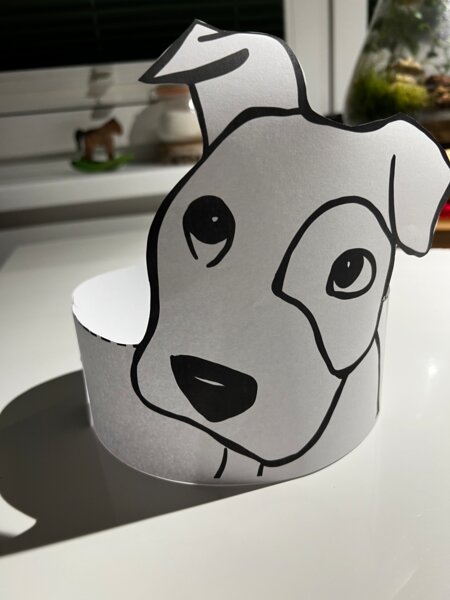 Opaska na głowę - piesek - Dzień Kundelka