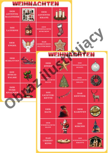 Weihnachten - Memory