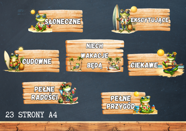 GAZETKA WAKACJE ŻABY ŻABKI