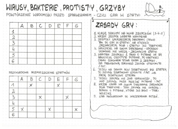 klasa 5 - GRA W STATKI