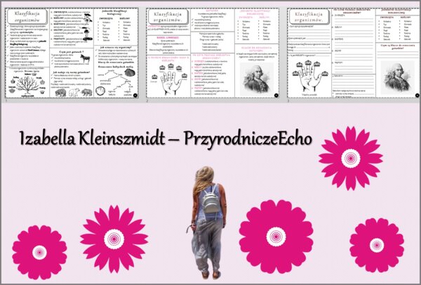 Minizestaw do tematu „Klasyfikacja organizmów” – sketchnotka + karta pracy w pdf + gratisowy link do prezentacji multimedialnej niekomercyjnej wykonanej w genial.ly do indywidualnego pobrania i użycia do celów niekomercyjnych. Biologia 5, Dział „Wirusy, 