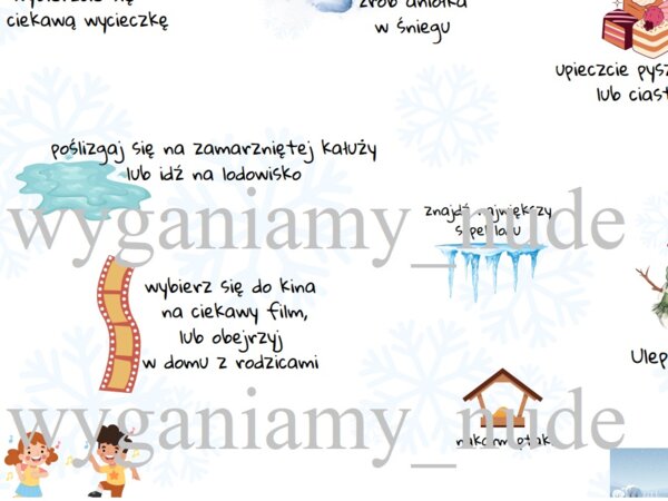 Karta wyzwań na ferie