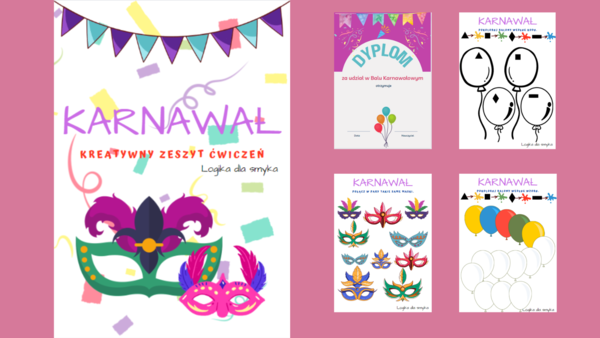 Karnawał - karty pracy