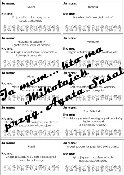 Ja mam... Kto ma... "Mikołajek" Gościnny i Sempe