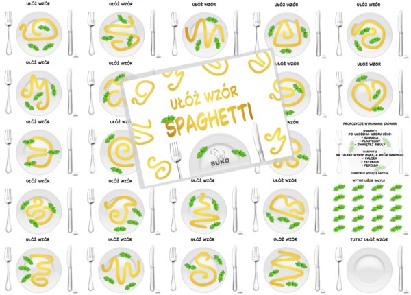 Ułóż wzór - SPAGHETTI
