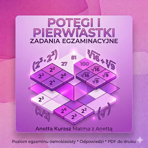 Zadania egzaminacyjne - Potęgi i pierwiastki