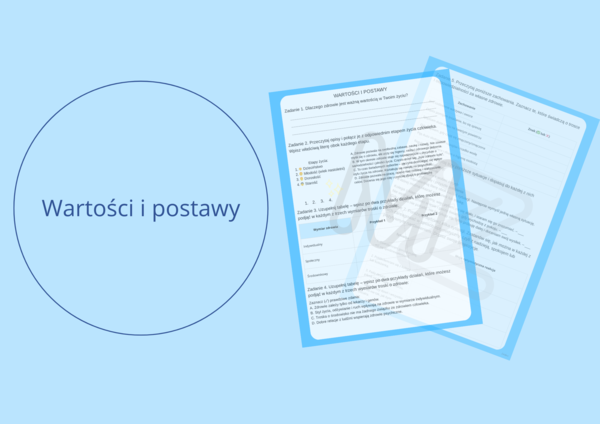 Wartości i postawy - karty pracy