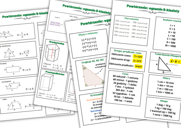 Powtórzenie - egzamin ósmoklasisty