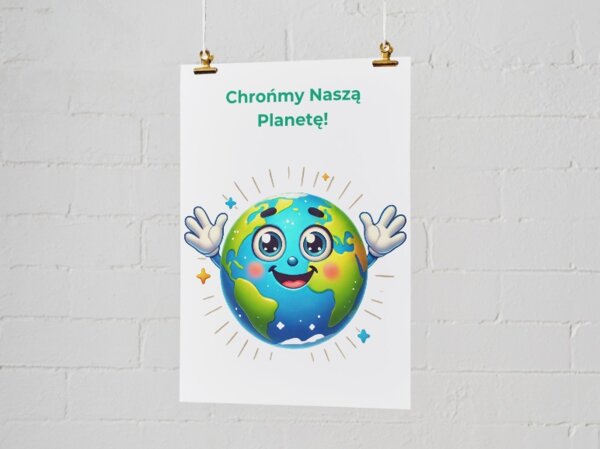 Plakaty informacyjne. Oszczędzaj wodę. Oszczędzaj energię. Recyklinuj.