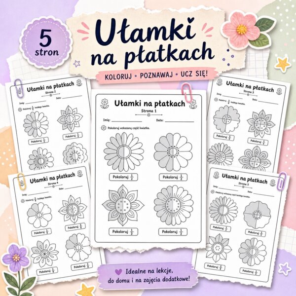 Ułamki na płatkach