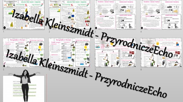 Zestaw sketchnotek i kart pracy + gratisowe linki do prezentacji multimedialnych niekomercyjnych wykonanych w genial.ly do indywidualnego pobrania i użycia do celów niekomercyjnych. Geografia 6, „Gospodarka Europy”