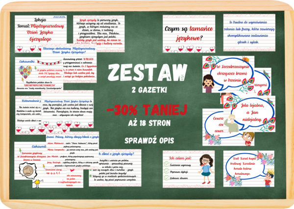 Międzynarodowy Dzień Języka Ojczystego + Łamańce Językowe - Zestaw 30% TANIEJ