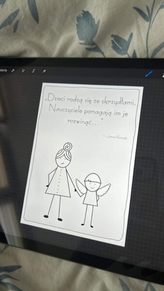 Plakat z cytatem - Dzień Nauczyciela