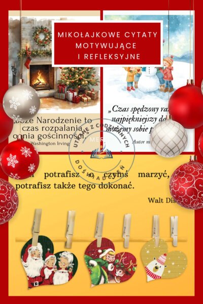 Mikołajkowe cytaty motywujące i refleksyjne