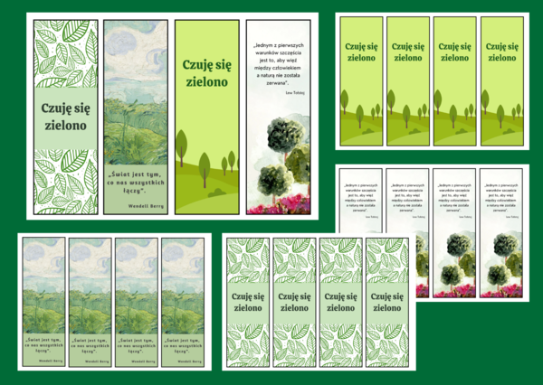 DZIEŃ ZIEMI – zakładki do książek – zakładka – biblioteka - wersja 3